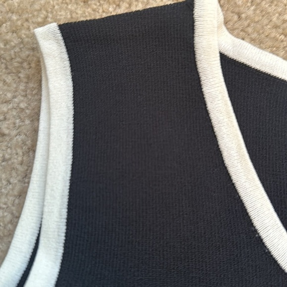 Stonebridge Signature Black and White Ribbed Tank Top New With Tags Size Small - Picture 3 of 8